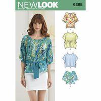 6268 new look ladies tunics and tops a xs xl 382064