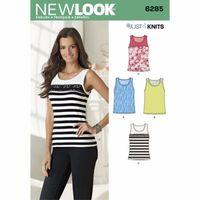 6285 new look ladies knit tank tops a 4 16 382076