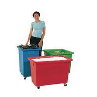 625x570x570mm green mobile nesting container 328233