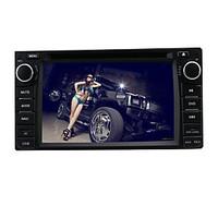 6.2-inch 2 Din TFT Screen In-Dash Car DVD Player For Toyota With Bluetooth, Navigation-Ready GPS, RDS
