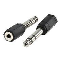 6.35mm 1/4 inch Plug to Phono Socket (RCA) Adapter