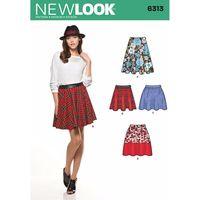 6313 new look ladies skirts with length variations a 4 16 382098