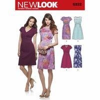6322 - New Look Ladies\' Dress With Bodice And Skirt Variations A (8-18) 382104