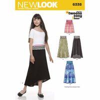 6338 - New Look Girl\'s Easy Skirts And Knit Skirts A (8-16) 382114