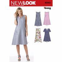 6340 - New Look Ladies\' Easy Dresses A (8-20) 382116