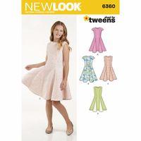 6360 - New Look Girls\' Sized For Tweens Dress A (8-16) 382135