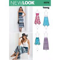 6379 - New Look Ladies\' Trousers, Skirt, And Convertible Maxi-Skirt A (XS-XL) 382143
