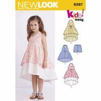 6387 - New Look Child\'s Dress, Tunic And Shorts A (3-8) 382150