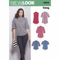 6394 new look ladies button front tops a 8 18 382158