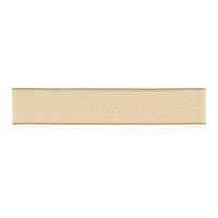 63mm berisford wired sheer organza ribbon 678 honey gold