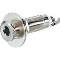 6.35 mm audio jack Socket, horizontal mount Number of pins: 3 Stereo Silver BKL Electronic 1109029 1 pc(s)