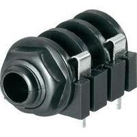 6.35 mm audio jack Socket, horizontal mount Number of pins: 2 Mono BKL Electronic 1109022 1 pc(s)