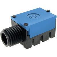 6.35 mm audio jack Socket, horizontal mount Number of pins: 3 Stereo Blue Cliff FC67810 1 pc(s)