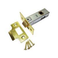 63mm Electro-Plated Brass 1 Lever Tubular Latch