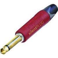 6.35 mm audio jack Plug, straight Number of pins: 2 Mono Red, Black Neutrik NP 2 X-AU-SILENT 1 pc(s)