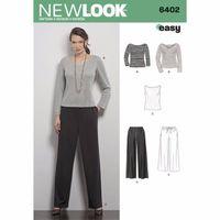 6402 - New Look Ladies\' Trousers And Knit Tops A (XS-XL) 382166