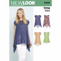 6453a new look ladies easy knit tops a 6 18 382276