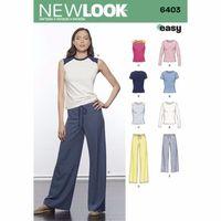 6403 new look ladies easy separates a 8 18 382167