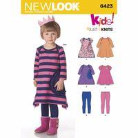 6423 new look toddlers knit dresses and leggings a 12 4 382186