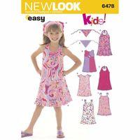 6478 - New Look Child Dresses A (3-8) 382194