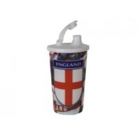 640ml Lenticular 3d England Flag Drinking Cup With Lid