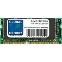 64MB 60ns 144-Pin Edo Sodimm Memory Ram for Laptops/Notebooks