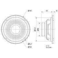 65 speaker chassis visaton w 170 8 ohm 40 w 8 