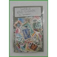 650 world stamps all different