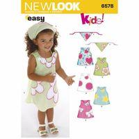 6578 - New Look Toddler Dresses A (1/2-4) 382205