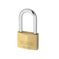 65/40HB63 40mm Brass Padlock 60mm Long Shackle Carded