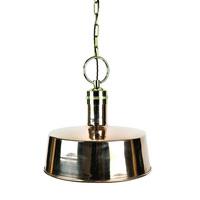 652A Large Cattura 1 Light Polished Copper Ceiling Pendant