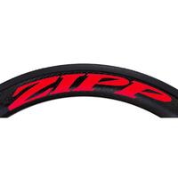 650c matte red zipp 404 logo decal set