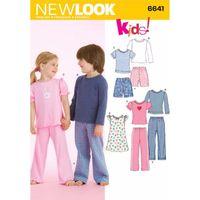 6641 - New Look Child Sleepwear A (3-8) 382211
