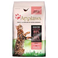 6/7.5kg Applaws Dry Cat Food + 1.8/2kg Free!* - Chicken & Lamb (7.5kg + 2kg)