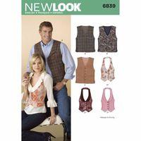 6839 - New Look Miss/Men Separates A (ALL SIZES) 382228