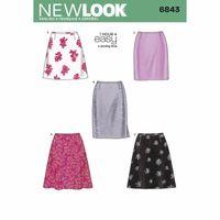 6843 - New Look Ladies\' Skirts A (8-18) 382229
