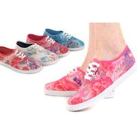 £6.99 instead of £14.99 for a pair of women\'s floral canvas shoes from London Shoe Co - save 53%