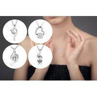 699 instead of 38 for a crystal pendant necklace in four designs from  ...