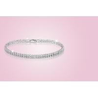 695 instead of 5999 for a white gold plated crystal tennis bracelet fr ...
