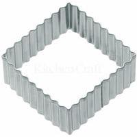 6cm Fluted Square Cookie Cutter