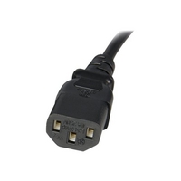 6FT 14 AWG COMPUTER POWER CORD - EXTENSION - C14 TO C13 UK