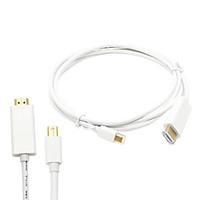 6FT/1.8M Thunderbolt Mini Displayport to HDMI Cable Adapter for MacBook Pro MacBook Air