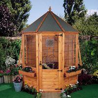 6ft x 6ft waltons buttermere octagonal summerhouse waltons