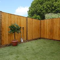 6ft x 6ft vertical feather edge garden fence panels waltons