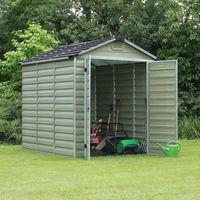 6ft x 8ft Green Skylight Plastic Shed - Free Floor! | Waltons