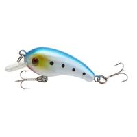 6g Lifelike Hard Fishing Lure Chubby Fatty Crank Bait Tackle with Treble Hooks