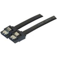 6gbps Sata Cable - Latch - Black- 50 Cm