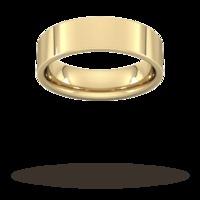 6mm Flat Court Heavy Wedding Rin...