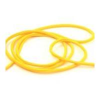 6mm Lycra Stretch Elastic Cord Yellow
