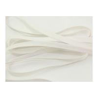 6mm flat value elastic white